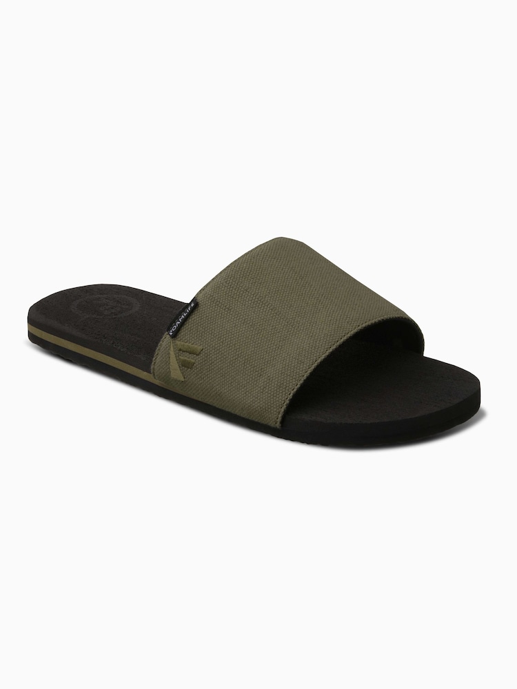 Foamlife Black Mens Sully Slide Sliders - Image 1 of 6