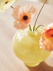 Yellow Artificial Spring Floral Arrangment - Image 3 of 4
