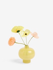 Yellow Artificial Spring Floral Arrangment - Image 4 of 4