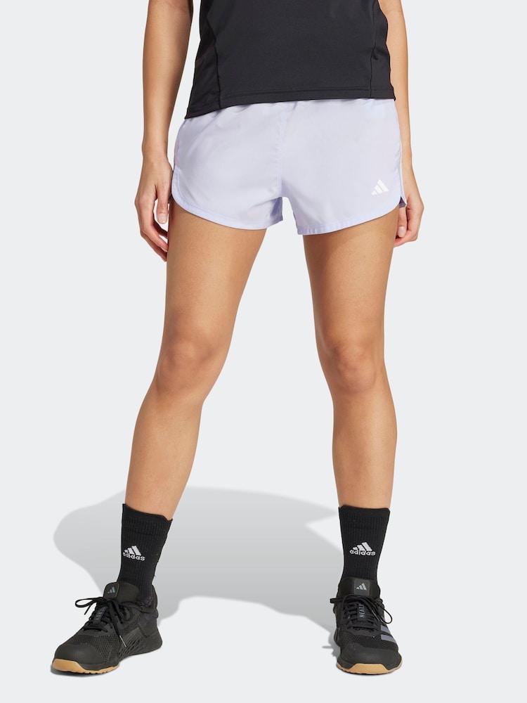 adidas Purple Pacer Woven Shorts - Image 1 of 6