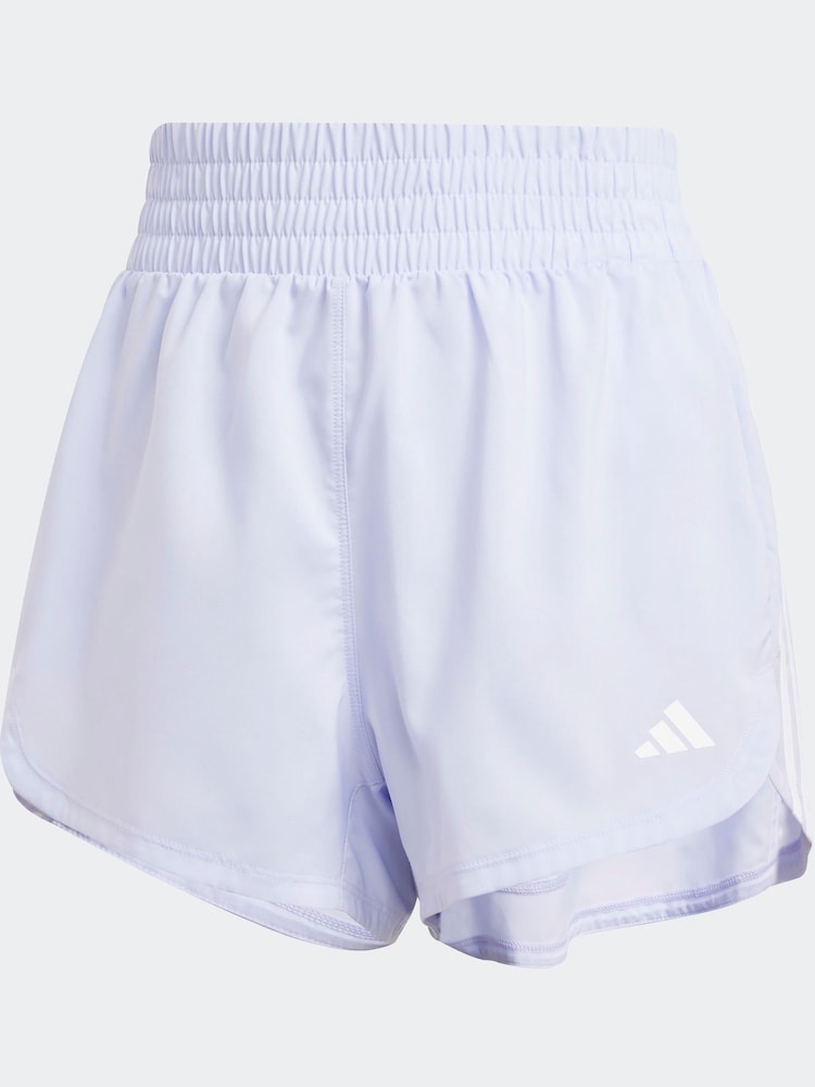 adidas Purple Pacer Woven Shorts - Image 6 of 6