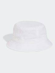 adidas Originals White Trefoil 100% Cotton Bucket Bag - Image 2 of 4