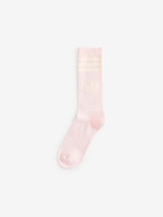 Rosa - Pack de 3 pares de calcetines con diseño de 3 bandas de adidas originals - Imagen 3 de 8
