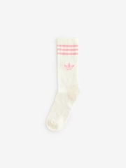 Rosa - Pack de 3 pares de calcetines con diseño de 3 bandas de adidas originals - Imagen 4 de 8