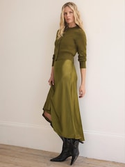Mint Velvet Green Ultimate Multitasker Midi Dress - Image 2 of 8