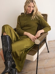 Mint Velvet Green Ultimate Multitasker Midi Dress - Image 3 of 8