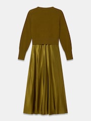 Mint Velvet Green Ultimate Multitasker Midi Dress - Image 8 of 8