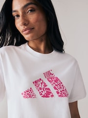 adidas Pink 100% Cotton T-Shirt - Image 5 of 6