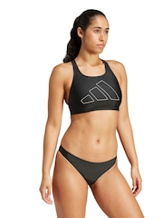 adidas Black Big Bar Bikini - Image 4 of 6