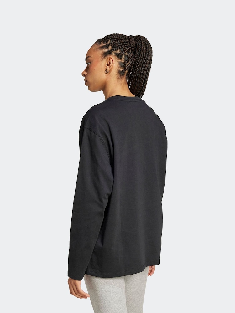 adidas Originals Essential Long Sleeve 100% Cotton T-Shirt - Image 2 of 6