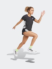 adidas Black 3-Stripes Sprinter Shorts - Image 3 of 6