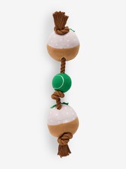 Christmas Pudding Rope and Ball Pet Toy - Image 2 of 4