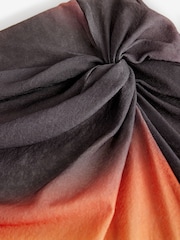 Orange Sarong Maxi Skirt - Image 6 of 7