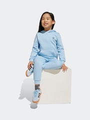 adidas Originals Blue Hoodie and Joggers Set - Image 3 of 8