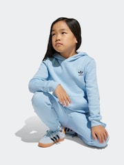 adidas Originals Blue Hoodie and Joggers Set - Image 4 of 8