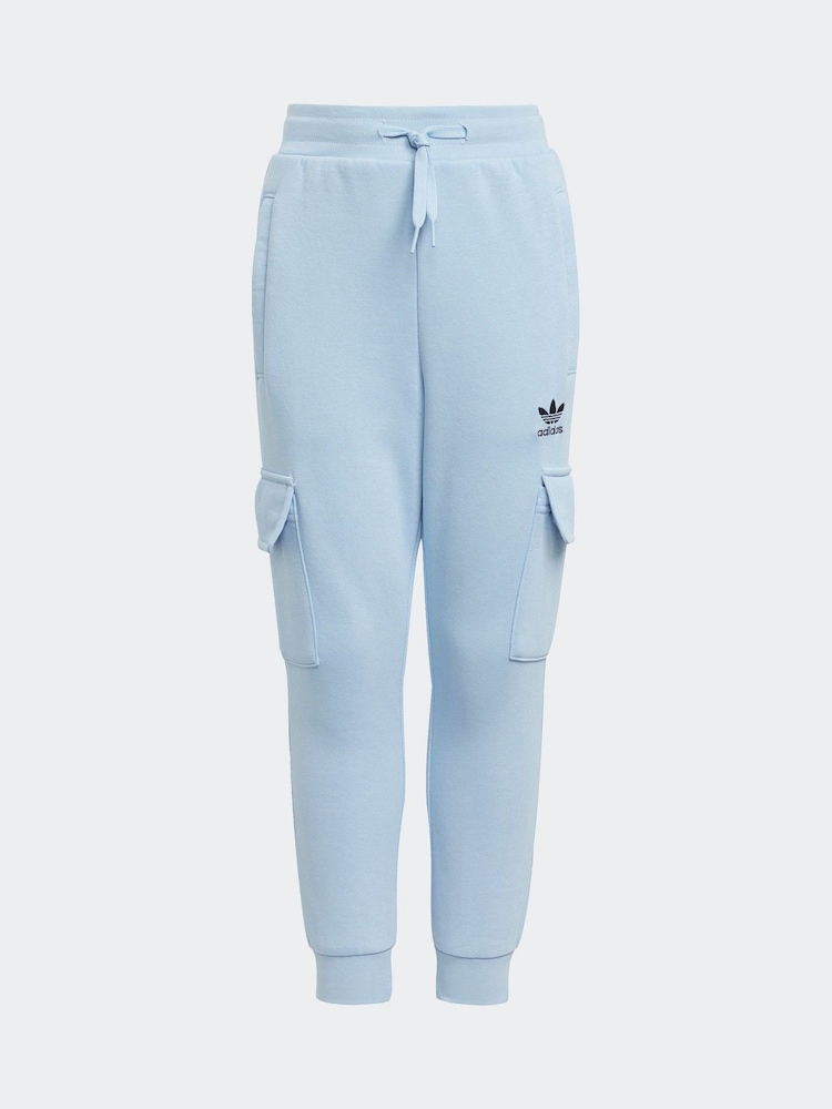 adidas Originals Blue Hoodie and Joggers Set - Image 8 of 8