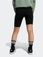 adidas originals Black Ribbed Shorts - Image 2 of 6