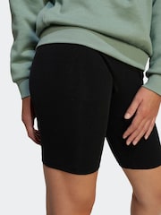 adidas originals Black Ribbed Shorts - Image 4 of 6