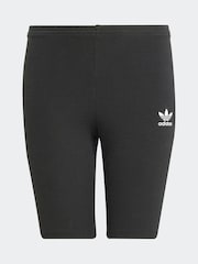 adidas originals Black Ribbed Shorts - Image 6 of 6