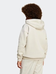 Коричневый - adidas originals Large Logo Loose Hoodie - Изображение 2 из 6