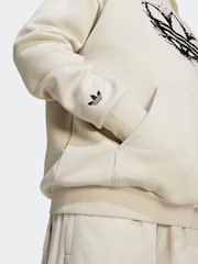 Коричневый - adidas originals Large Logo Loose Hoodie - Изображение 5 из 6