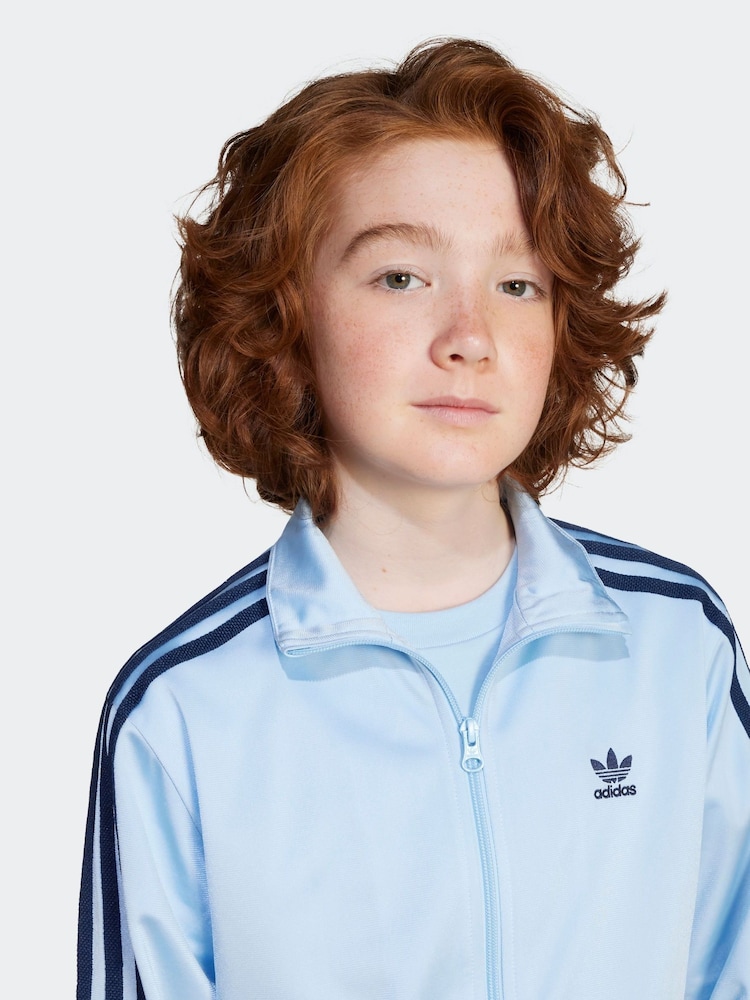 adidas originals Blue Adicolor Firebird Top Kids - Image 4 of 6