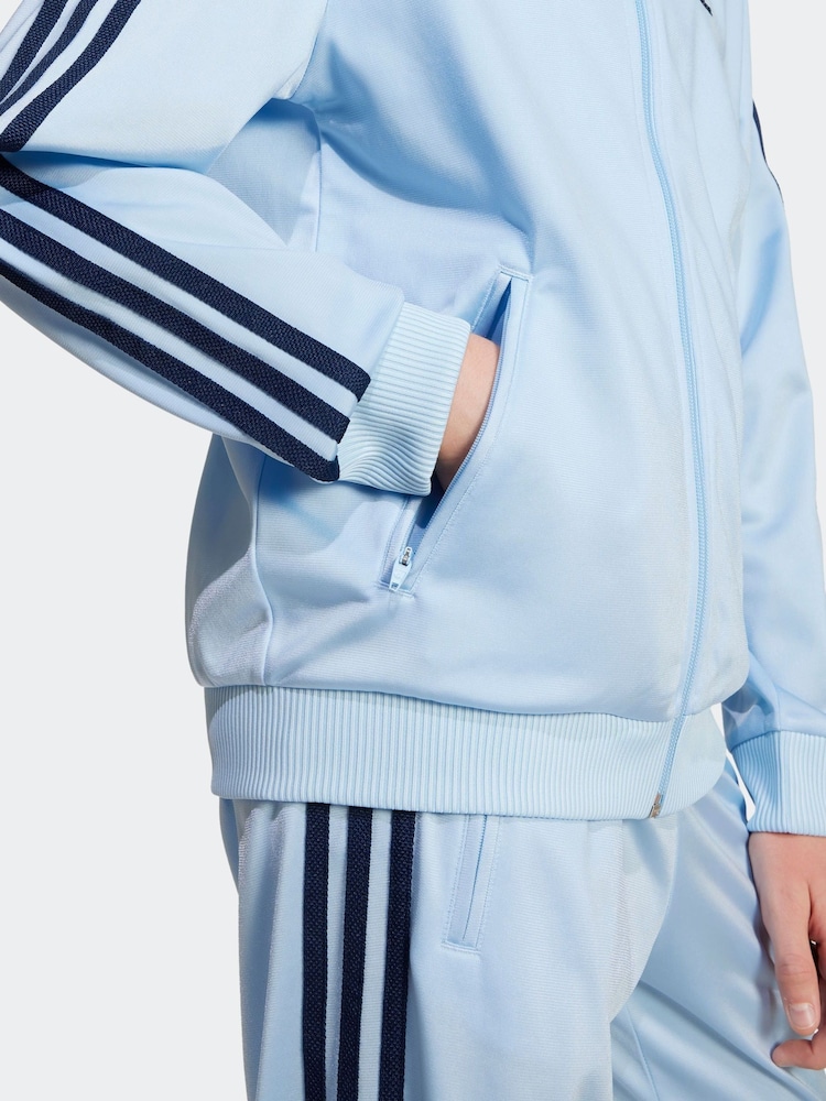adidas originals Blue Adicolor Firebird Top Kids - Image 5 of 6