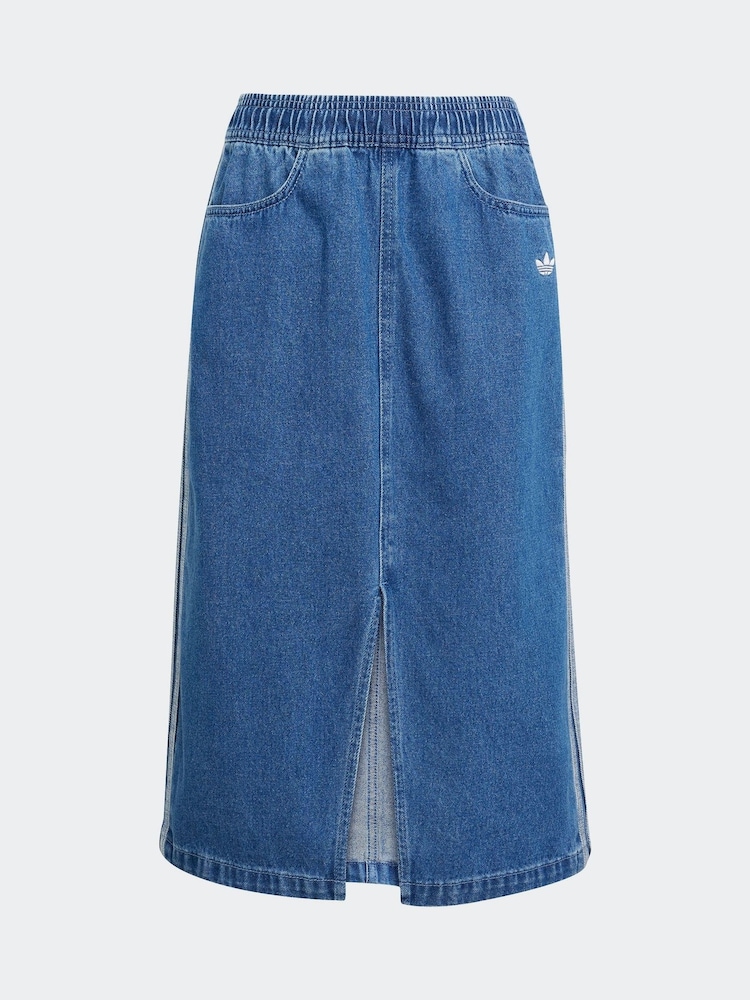 adidas originals Denim 100% Cotton Skirt - Imagen 1 de 1