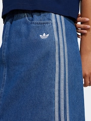adidas originals Blue Denim Skirt Kids - Image 4 of 6