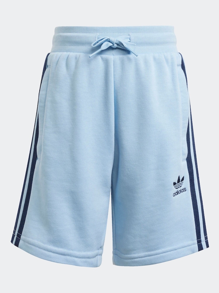 adidas originals Blue 100% Cotton Shorts And T-Shirt Set - Image 8 of 8