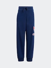 adidas Originals Blue Kids Big Logo Hoodie and Joggers Set - Image 8 of 8