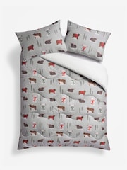 Next x Night Lark Christmas 10.5 Tog Coverless Duvet and Pillowcase Set - Image 5 of 7