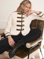 Mint Velvet Contrast Military Jacket - Obraz 1 z 8