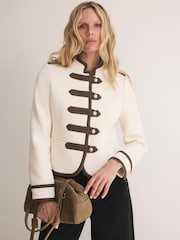 Mint Velvet Contrast Military Jacket - Obraz 3 z 8