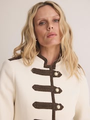 Mint Velvet Contrast Military Jacket - Obraz 4 z 8