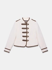 Mint Velvet Contrast Military Jacket - Obraz 7 z 8