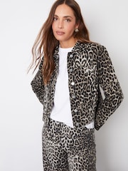 Threadbare 100% Cotton Printed Denim Jacket - Imagen 2 de 4