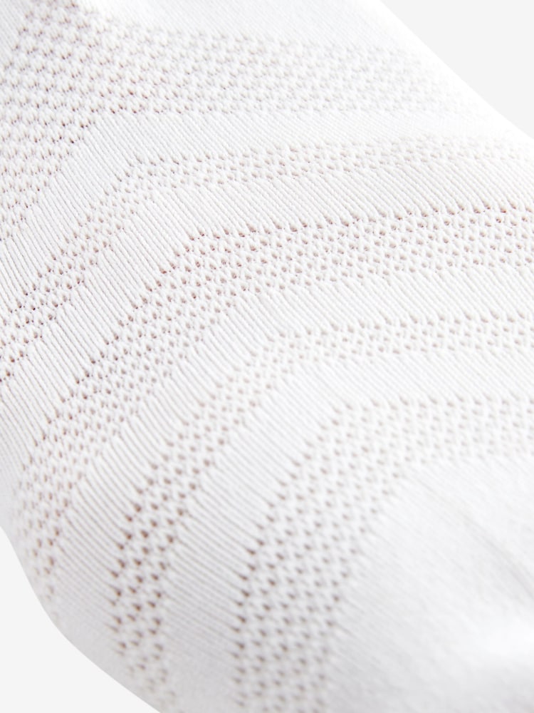 White Active Low Rise Trainers Socks 5 Pack - Image 6 of 6
