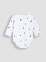 JoJo Maman Bébé Navy Appliqué Dungaree Set - Image 9 of 9