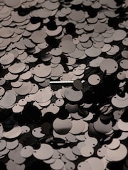 Superdry Black Sequin Disc Mini Skirt - Image 5 of 5