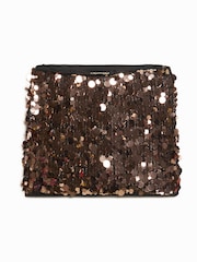 Superdry Pink Sequin Disc Mini Skirt - Image 4 of 6