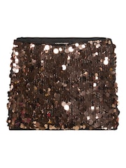 Superdry Pink Sequin Disc Mini Skirt - Image 5 of 6