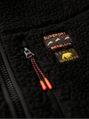 Noir - Superdry Outdoor Gilet en polaire 100% coton - Image 5 de 6