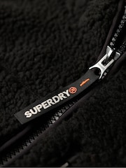Noir - Superdry Outdoor Gilet en polaire 100% coton - Image 6 de 6