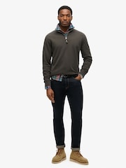 Superdry Utility Logo Henley 100% Cotton Sweat Top - Bild 2 von 5