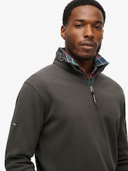 Superdry Utility Logo Henley 100% Cotton Sweat Top - Bild 3 von 5