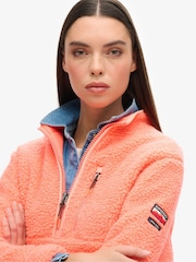 Superdry Orange Outdoor Half Zip Fleece - Image 4 of 6