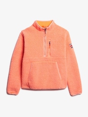 Superdry Orange Outdoor Half Zip Fleece - Image 5 of 6