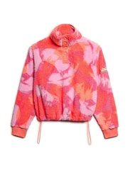 Superdry rožnata Supersoft Printed Henleys 100% Cotton zgornji del trenirke; majica za trening - Slika 4 iz 6