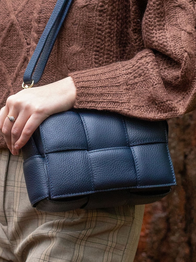 LRM Goods Personalised Lucia Woven Cross-Body Bag - Image 1 of 5